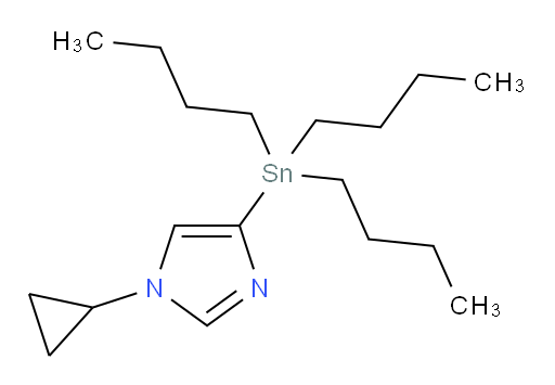 1-cyclopropyl-4-(tributylstannyl)-1H-imidazole