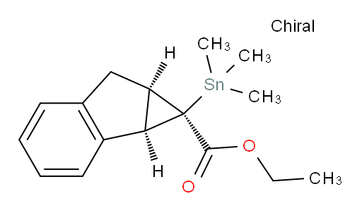 (1R,1aR,6aR)-ethyl 1-(trimethylstannyl)-1,1a,6,6a-tetrahydrocyclopropa[a]indene-1-carboxylate