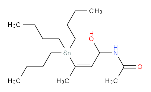 (Z)-N-(1-hydroxy-3-(tributylstannyl)but-2-en-1-yl)acetamide