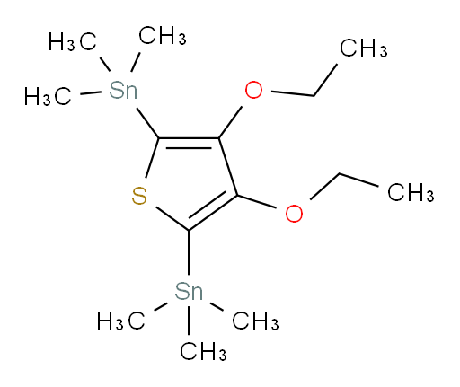 (3,4-diethoxythiophene-2,5-diyl)bis(trimethylstannane)