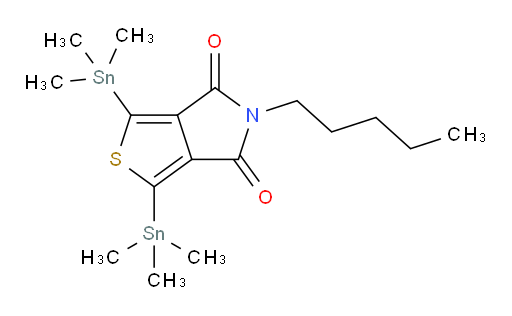 5-pentyl-1,3-bis(trimethylstannyl)-4H-thieno[3,4-c]pyrrole-4,6(5H)-dione