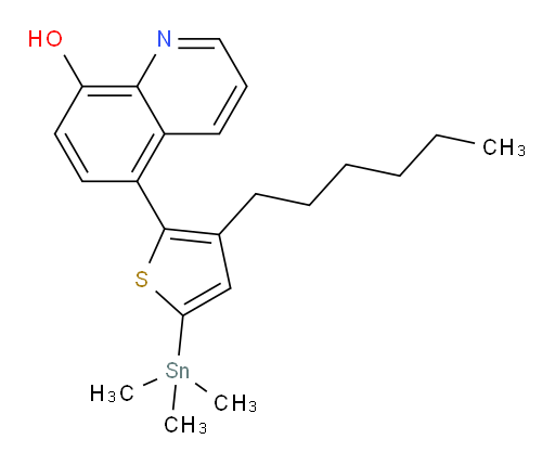 5-(3-hexyl-5-(trimethylstannyl)thiophen-2-yl)quinolin-8-ol