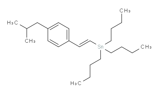 (E)-tributyl(4-isobutylstyryl)stannane