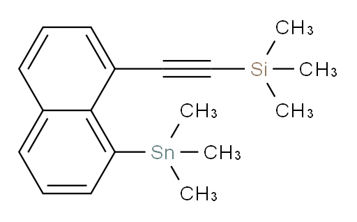 trimethyl((8-(trimethylstannyl)naphthalen-1-yl)ethynyl)silane