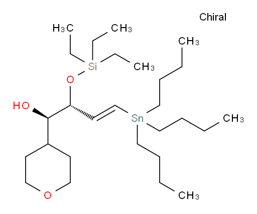 (1R,2R,E)-1-(tetrahydro-2H-pyran-4-yl)-4-(tributylstannyl)-2-((triethylsilyl)oxy)but-3-en-1-ol