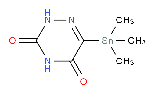 6-(trimethylstannyl)-1,2,4-triazine-3,5(2H,4H)-dione