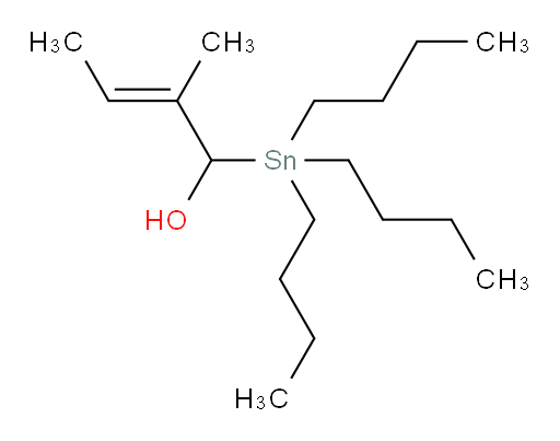 (E)-2-methyl-1-(tributylstannyl)but-2-en-1-ol