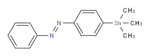 (E)-1-phenyl-2-(4-(trimethylstannyl)phenyl)diazene