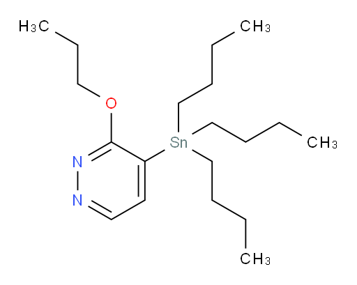 3-propoxy-4-(tributylstannyl)pyridazine