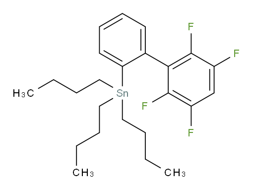 tributyl(2',3',5',6'-tetrafluoro-[1,1'-biphenyl]-2-yl)stannane
