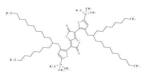 3,6-bis(3-(2-octyldodecyl)-5-(trimethylstannyl)thiophen-2-yl)thieno[3,2-b]thiophene-2,5-dione