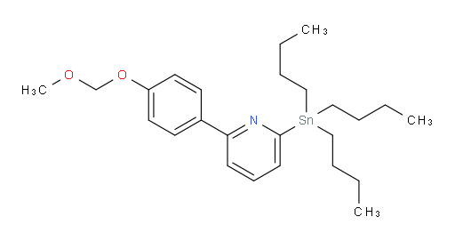 2-(4-(methoxymethoxy)phenyl)-6-(tributylstannyl)pyridine