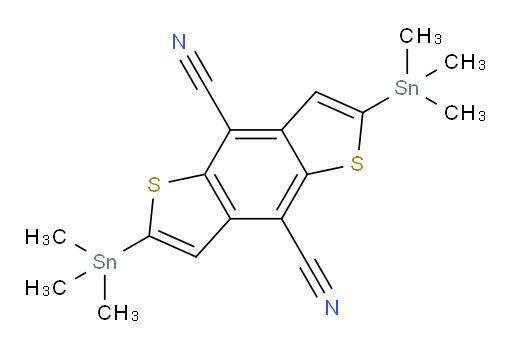 2,6-bis(trimethylstannyl)benzo[1,2-b:4,5-b']dithiophene-4,8-dicarbonitrile