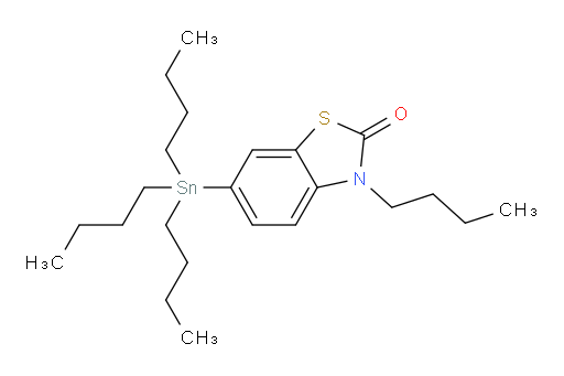 3-butyl-6-(tributylstannyl)benzo[d]thiazol-2(3H)-one