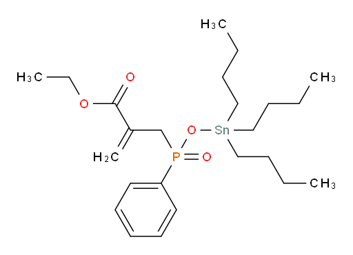 ethyl 2-((phenyl((tributylstannyl)oxy)phosphoryl)methyl)acrylate