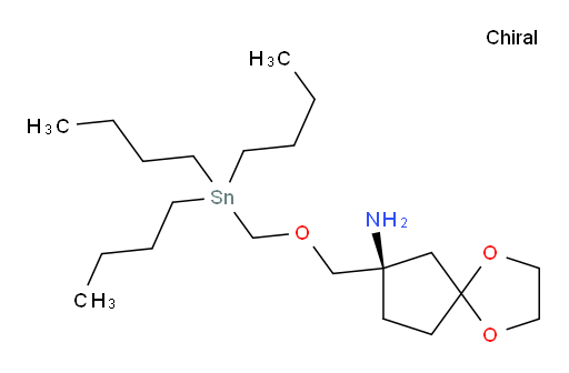 (R)-7-(((tributylstannyl)methoxy)methyl)-1,4-dioxaspiro[4.4]nonan-7-amine