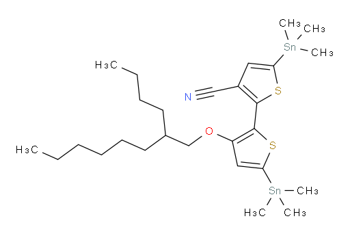3'-((2-butyloctyl)oxy)-5,5'-bis(trimethylstannyl)-[2,2'-bithiophene]-3-carbonitrile