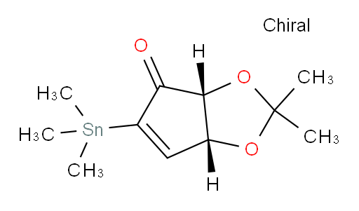 (3aR,6aR)-2,2-dimethyl-5-(trimethylstannyl)-3aH-cyclopenta[d][1,3]dioxol-4(6aH)-one