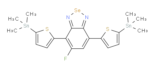 5-fluoro-4,7-bis(5-(trimethylstannyl)thiophen-2-yl)benzo[c][1,2,5]selenadiazole