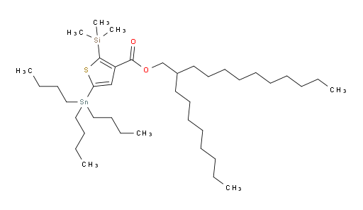 2-octyldodecyl 5-(tributylstannyl)-2-(trimethylsilyl)thiophene-3-carboxylate