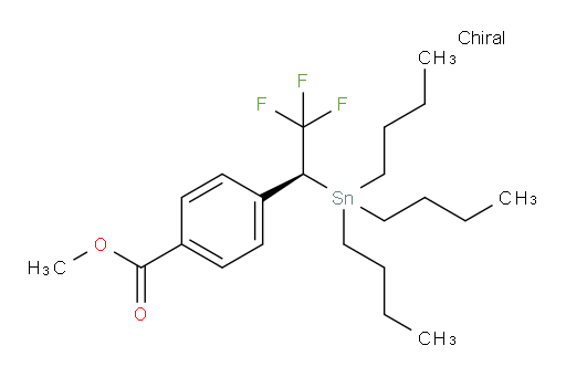 (S)-methyl 4-(2,2,2-trifluoro-1-(tributylstannyl)ethyl)benzoate