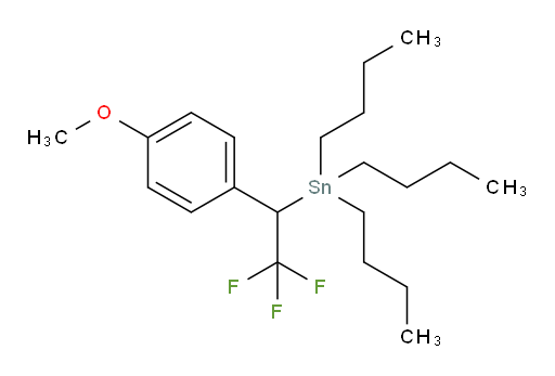 tributyl(2,2,2-trifluoro-1-(4-methoxyphenyl)ethyl)stannane