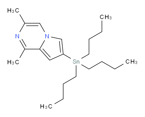 1,3-dimethyl-7-(tributylstannyl)pyrrolo[1,2-a]pyrazine