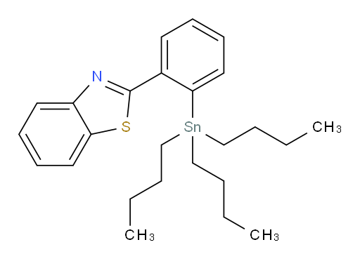 2-(2-(tributylstannyl)phenyl)benzo[d]thiazole