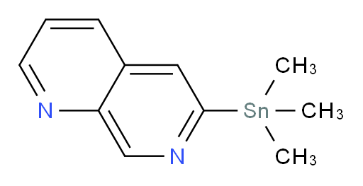 6-(trimethylstannyl)-1,7-naphthyridine