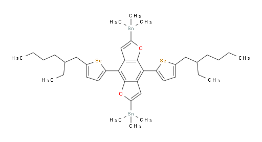 (4,8-bis(5-(2-ethylhexyl)selenophen-2-yl)benzo[1,2-b:4,5-b']difuran-2,6-diyl)bis(trimethylstannane)