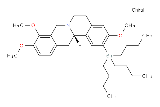 (S)-3,9,10-trimethoxy-2-(tributylstannyl)-6,8,13,13a-tetrahydro-5H-isoquinolino[3,2-a]isoquinoline