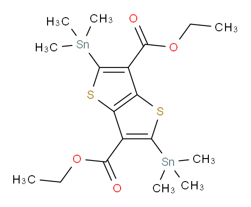 diethyl 2,5-bis(trimethylstannyl)thieno[3,2-b]thiophene-3,6-dicarboxylate