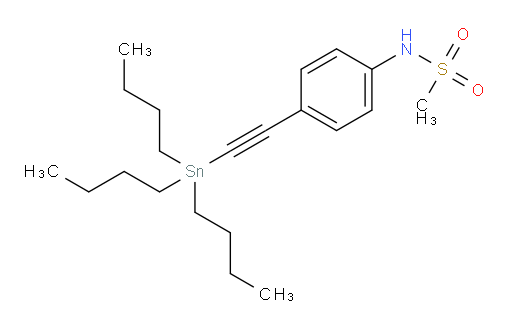 N-(4-((tributylstannyl)ethynyl)phenyl)methanesulfonamide