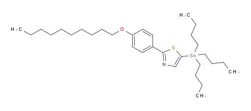 2-(4-(decyloxy)phenyl)-5-(tributylstannyl)thiazole