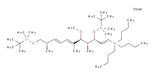 (6S,7E,9E,11S,12R,13S)-11-methoxy-2,2,3,3,6,10,12,15,15,16,16-undecamethyl-13-((E)-2-(tributylstannyl)vinyl)-4,14-dioxa-3,15-disilaheptadeca-7,9-diene