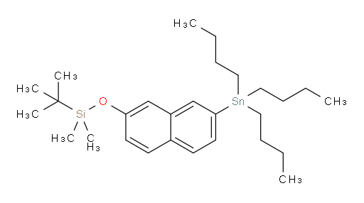 tert-butyldimethyl((7-(tributylstannyl)naphthalen-2-yl)oxy)silane