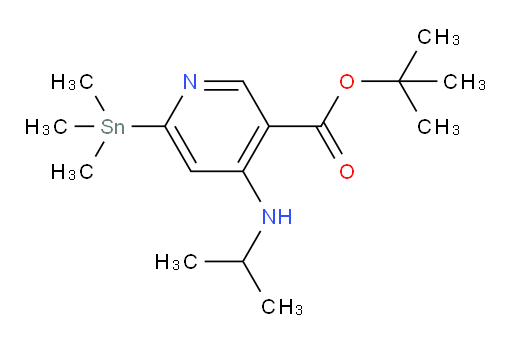 tert-butyl 4-(isopropylamino)-6-(trimethylstannyl)nicotinate