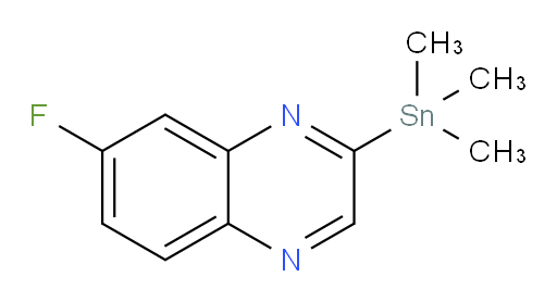 7-fluoro-2-(trimethylstannyl)quinoxaline