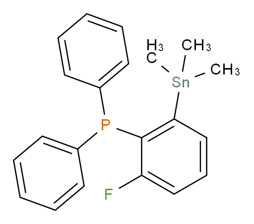 (2-fluoro-6-(trimethylstannyl)phenyl)diphenylphosphine