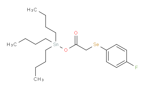 tributylstannyl 2-((4-fluorophenyl)selanyl)acetate