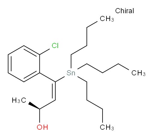 (S,E)-4-(2-chlorophenyl)-4-(tributylstannyl)but-3-en-2-ol