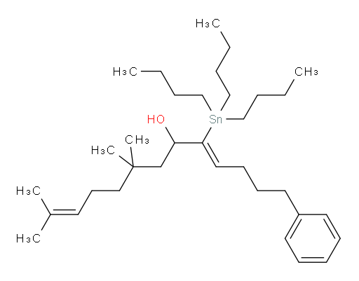 (Z)-8,8,12-trimethyl-1-phenyl-5-(tributylstannyl)trideca-4,11-dien-6-ol