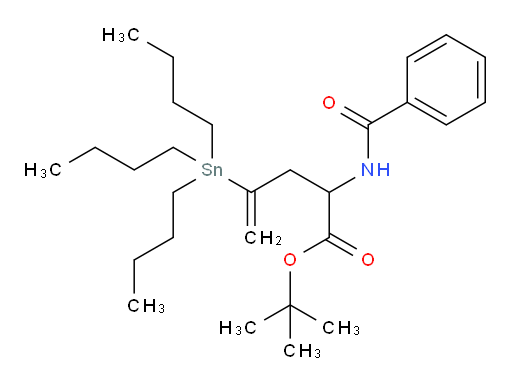 tert-butyl 2-benzamido-4-(tributylstannyl)pent-4-enoate