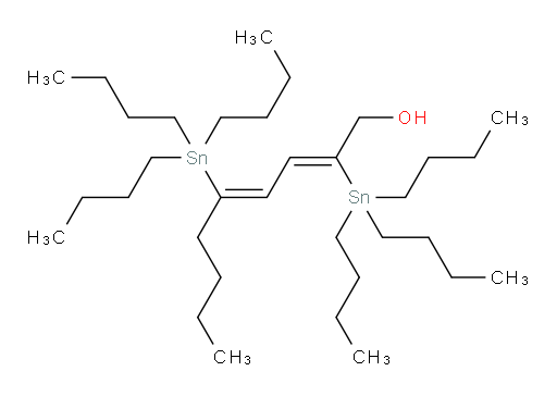 (2Z,4Z)-2,5-bis(tributylstannyl)nona-2,4-dien-1-ol
