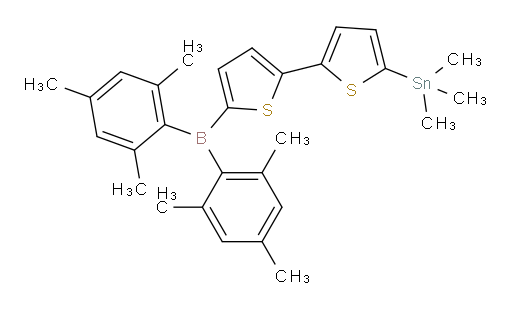 (5'-(dimesitylboryl)-[2,2'-bithiophen]-5-yl)trimethylstannane