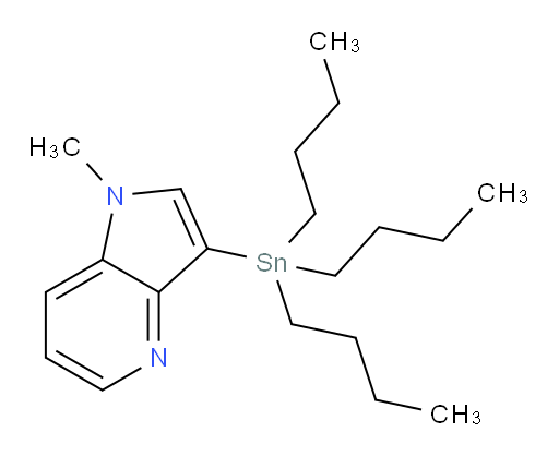 1-methyl-3-(tributylstannyl)-1H-pyrrolo[3,2-b]pyridine