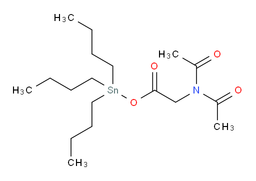 tributylstannyl 2-(N-acetylacetamido)acetate