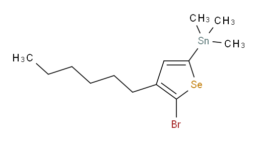 (5-bromo-4-hexylselenophen-2-yl)trimethylstannane