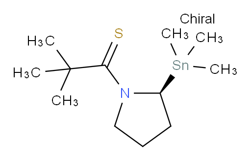 (S)-2,2-dimethyl-1-(2-(trimethylstannyl)pyrrolidin-1-yl)propane-1-thione