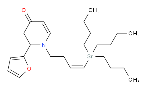 (Z)-2-(furan-2-yl)-1-(4-(tributylstannyl)but-3-en-1-yl)-2,3-dihydropyridin-4(1H)-one